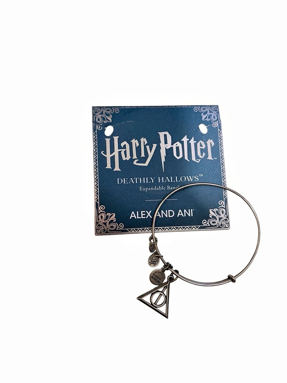 Alex and Ani Harry Potter Deathly Hallows Expandable Bangle Silver Expandable